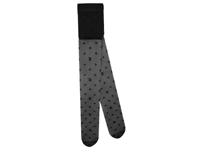Louis Vuitton Neo Monogram Takeover Tights Black