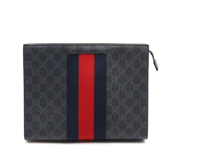 Gucci Bolsa Clutch Marrom