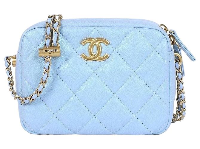 Chanel Camera Mini Bag Sky Blue