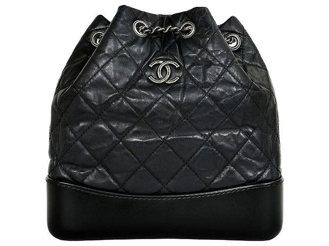 Chanel Gabrielle Backpack Small Black