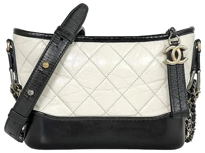 Chanel Bolsa Hobo Gabrielle Small White Collection Branco