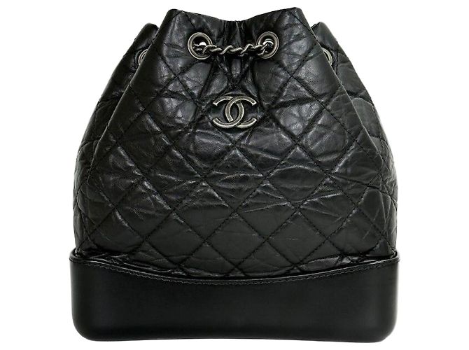 Chanel Gabrielle Backpack Small Black Generation