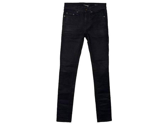 Saint Laurent Vaqueros Skinny Negros