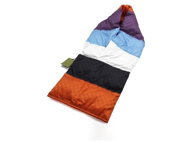 Gucci Sciarpa Sciarpa Stola in Nylon Multicolore 