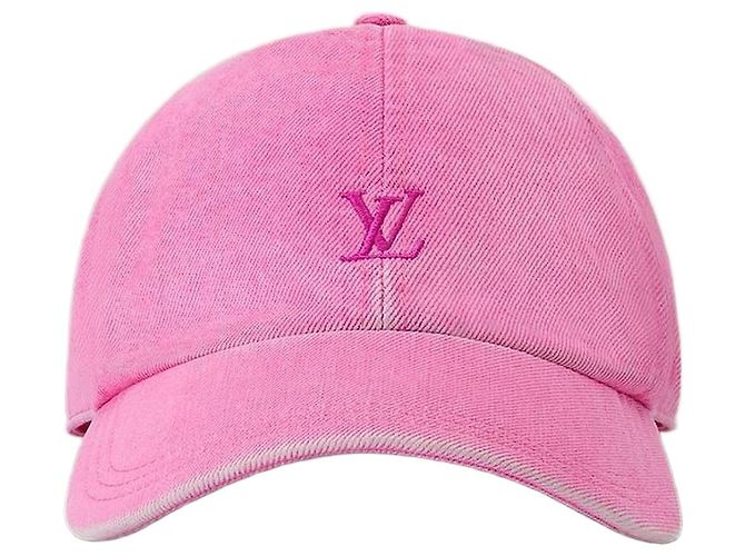 Louis Vuitton Washed Cap Pink Tuch