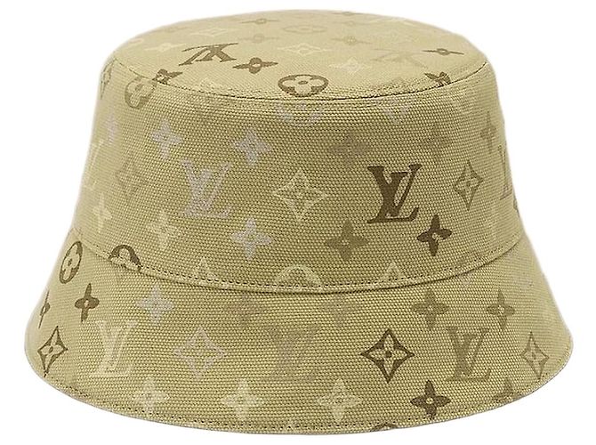 Louis Vuitton Bucket Hat Beige Brown