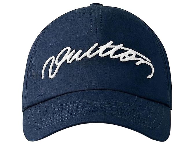 Louis Vuitton Signature Cap Navy Blue