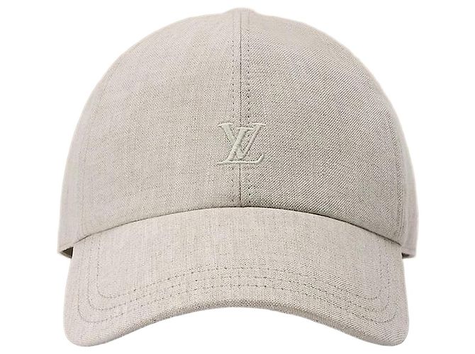 Louis Vuitton Boné League Bege Marrom