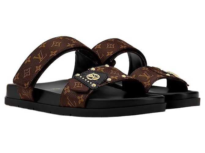Louis Vuitton Frame Comfort Mule Cacao Brown