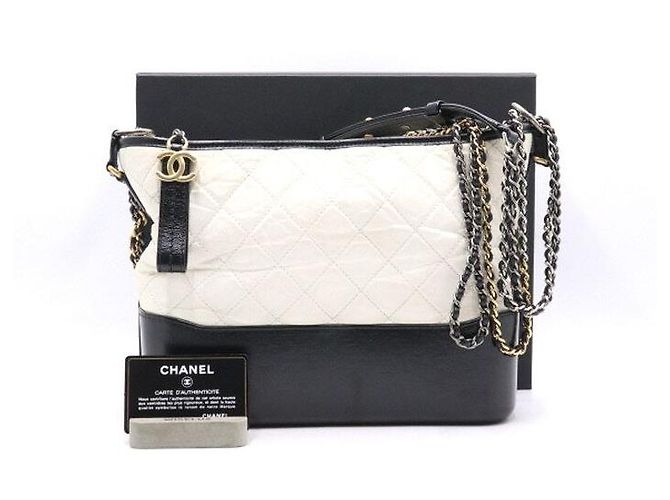 Chanel Sac à épaule Gabrielle Large Hobo Blanc