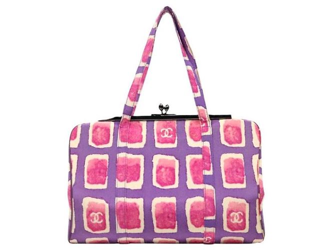 Chanel Sac à épaule imprimé Pop Tart Multicolore