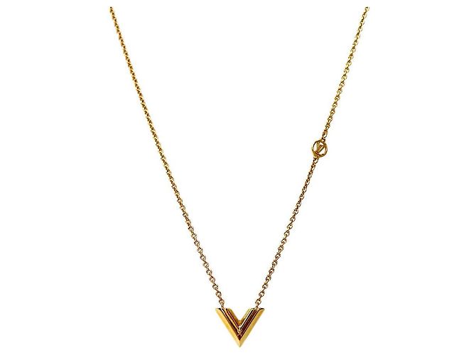Louis Vuitton Collana Essential Gold D'oro 