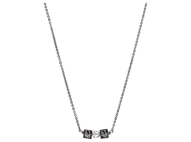 Dior Collana Cube Oblique Silver Argento 