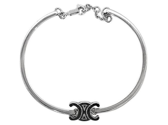 Céline Triomphe Bangle Silver Armband Silber 