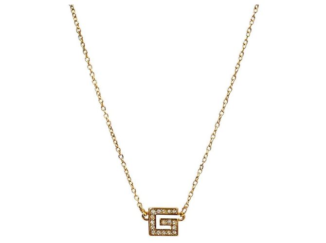 Givenchy Kubisches Goldhalskette Golden