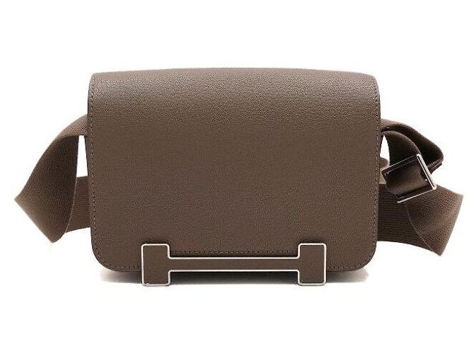 Hermès Borsa a spalla e borsa a tracolla da donna Etoupe Silver-tone Marrone