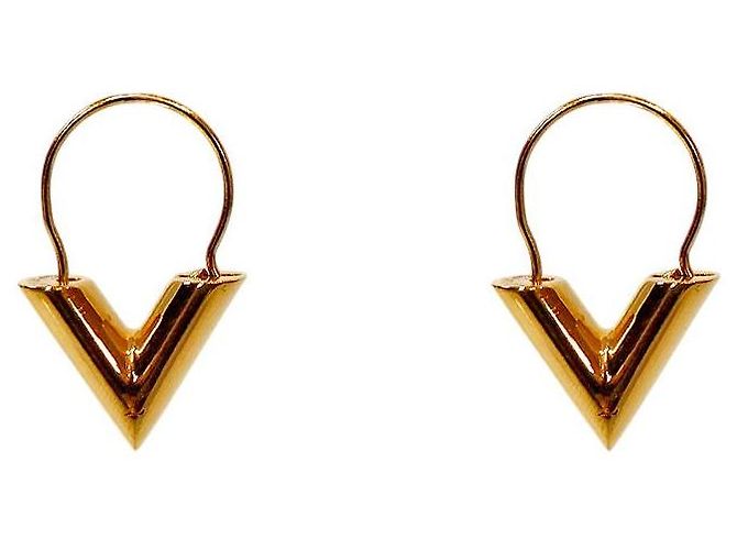 Louis Vuitton Orecchini Essentials Gold D'oro 