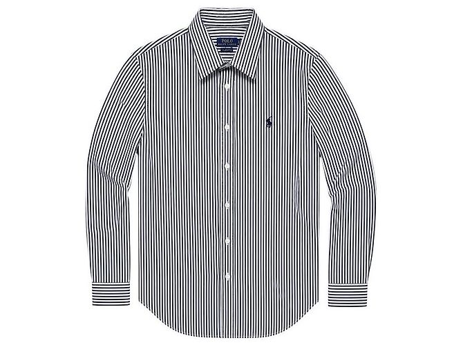 Ralph Lauren Camicia a righe blu navy