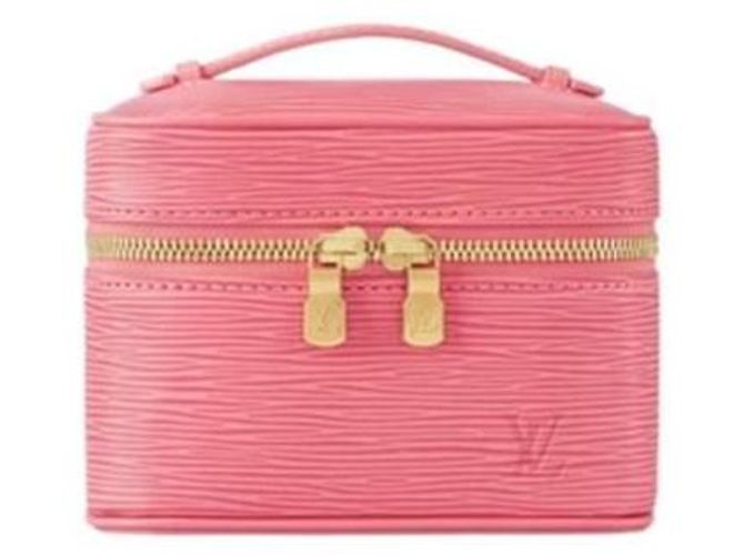 Louis Vuitton Bolsa Nano em couro Epi Rosa