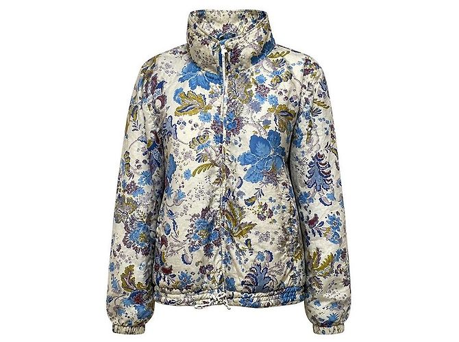 Isabel Marant Giacca oversized con stampa floreale da uomo Blu