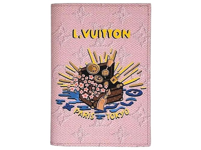 Louis Vuitton Unbenutzter Passhüllen-Organizer Rosa Pink