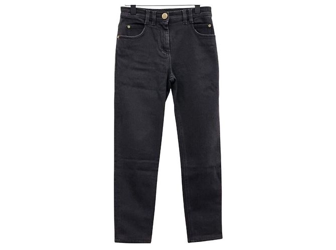 Balmain Schwarze Denimhose