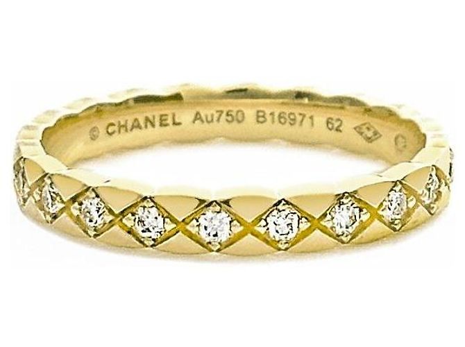 Chanel Coco Crush Diamantring Mini YG Gelb