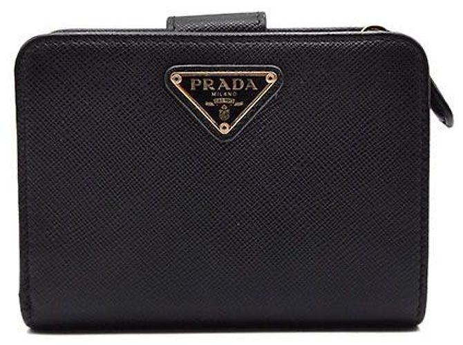 Prada Saffiano Wallet Black