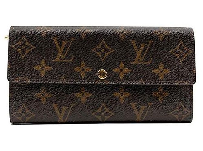 Louis Vuitton Portafoglio Sarah Monogram Marrone