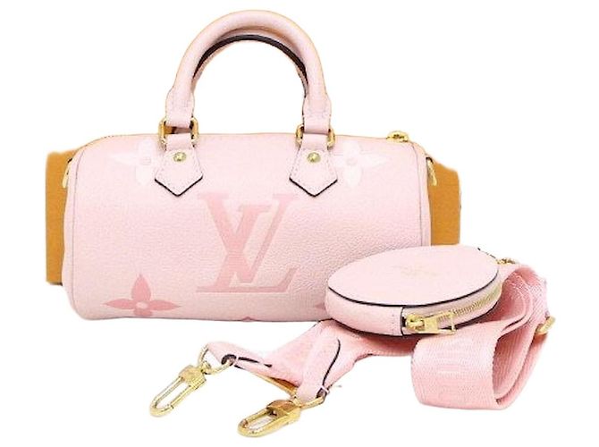 Louis Vuitton Monogram Empreinte Papillon BB Tote und Schultertasche Pink