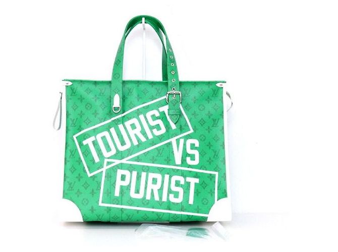 Louis Vuitton Saco Tote com fecho em lona Monogram Verde