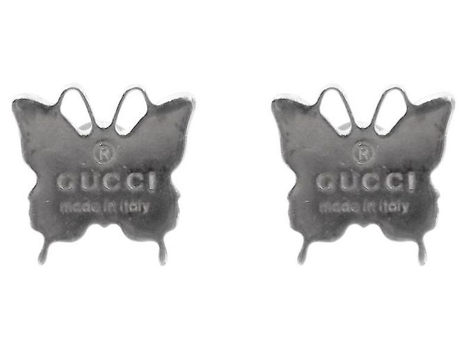 Gucci Orecchini a farfalla in argento 