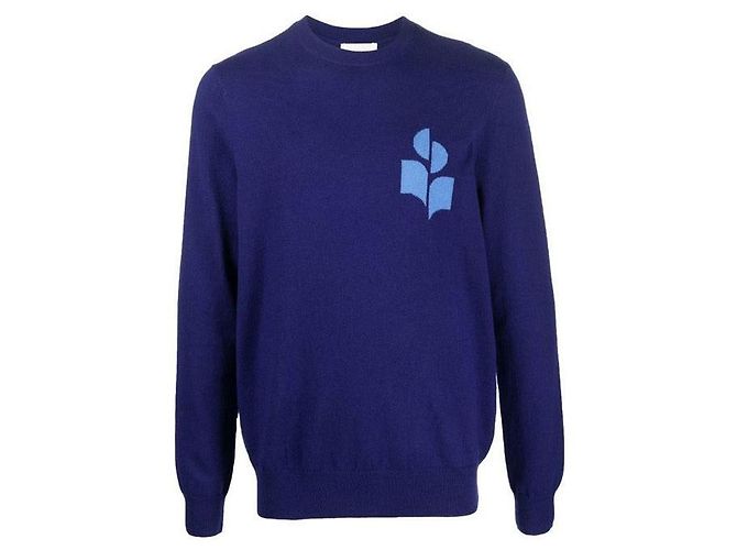 Isabel Marant Evans Knit Indigo Blue Blau
