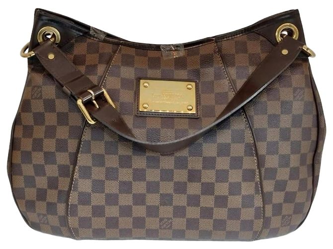 Louis Vuitton Galliera PM Schultertasche Damier Ebene Braun