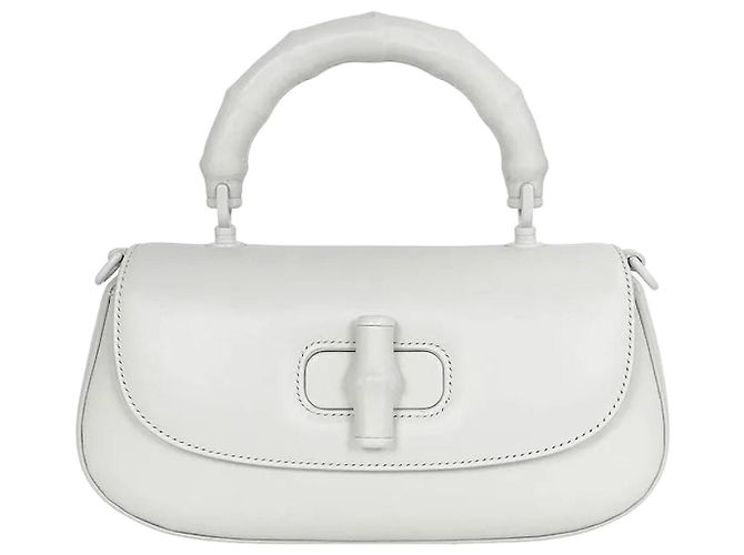 Gucci Small Bamboo Diva White