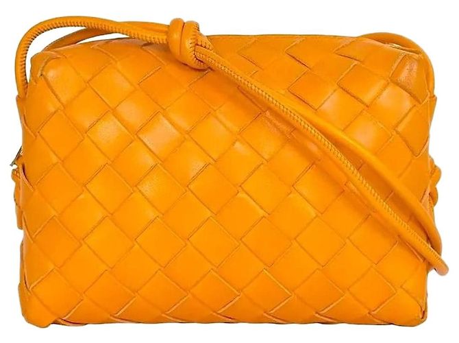 Bottega Veneta Loop Mini Camera Bag Orange
