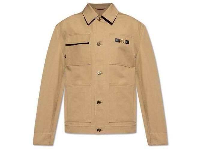 Versace Giacca da carpentiere in tela