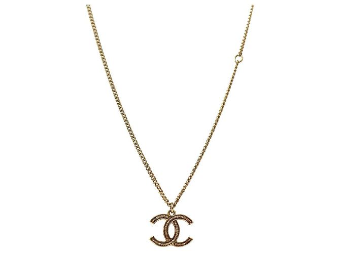 Chanel Rope CC Gold Halskette Golden