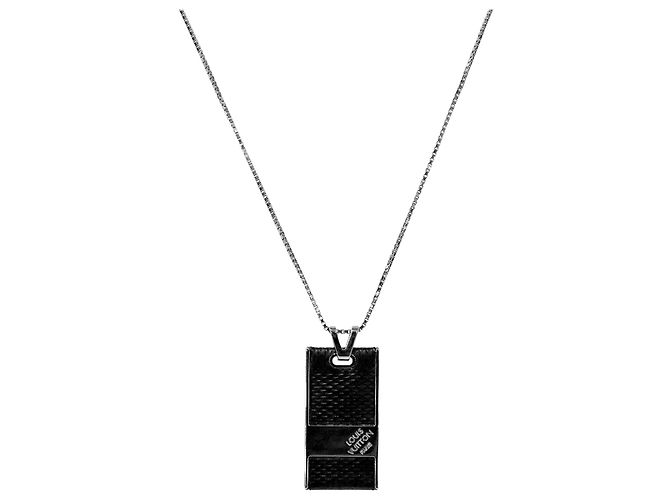 Louis Vuitton Collar Damier Graphite Negro