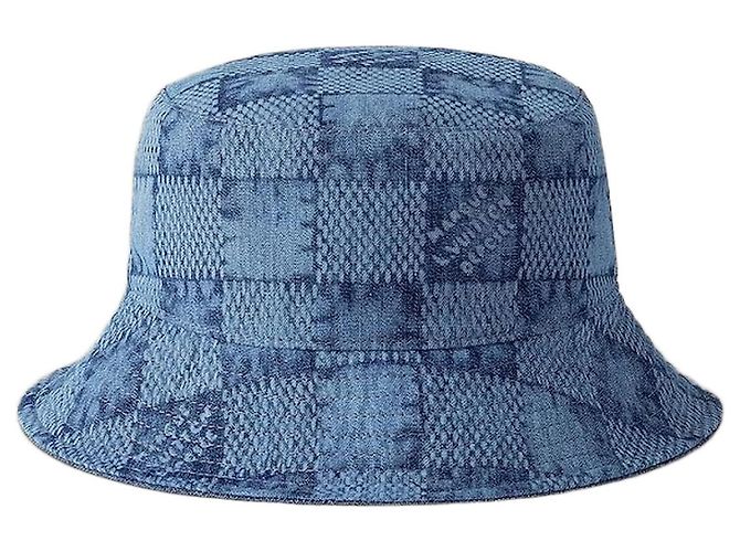 Louis Vuitton Splash Damier Bucket Hat Navy Blue