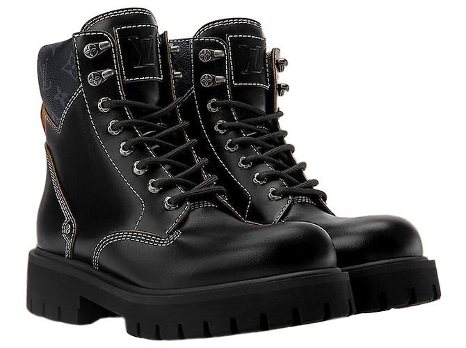 Louis Vuitton Remix Ranger Boot Black
