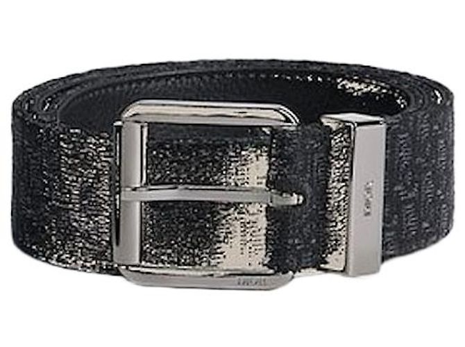 Dior Gürtel Black Oblique Micro Jacquard