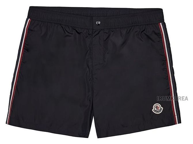 Moncler Patch Logo Pants Black