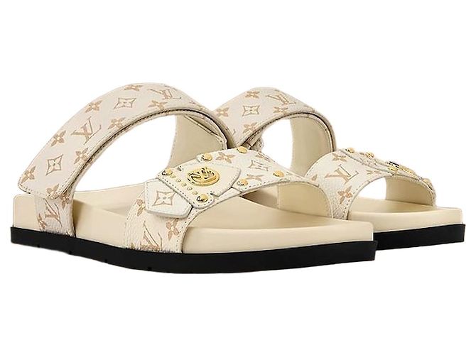 Louis Vuitton Frame Comfort Mule Dune Beige Brown