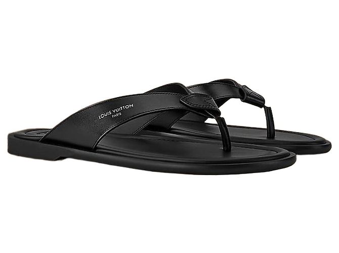 Louis Vuitton Sandali Sunset Thong Black Nero