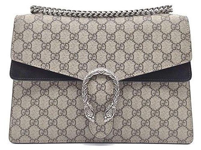 Gucci Dionysus Supreme Chain Schultertasche Braun
