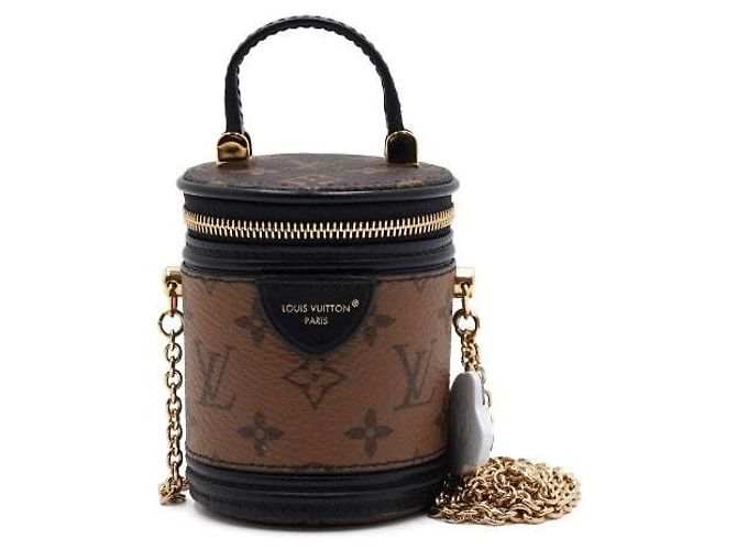 Louis Vuitton Borsa a tracolla Micro Cannes Chain Bag Monogram Reverse Canvas Dalmatian Animogram Multicolore
