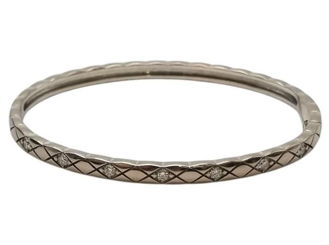 Chanel Bracciale Coco Crush Diamanti Oro Bianco Multicolore