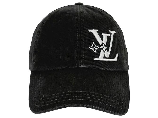 Louis Vuitton Cap Mütze Schwarz Größe Tuch