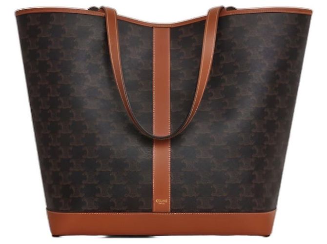 Céline Sac Cabas Medium Triomphe Marron